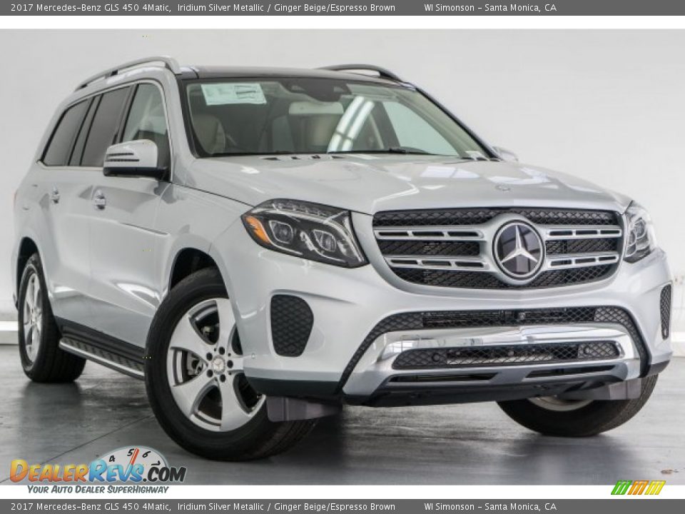 2017 Mercedes-Benz GLS 450 4Matic Iridium Silver Metallic / Ginger Beige/Espresso Brown Photo #12