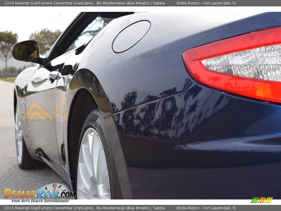 2014 Maserati GranTurismo Convertible GranCabrio Blu Mediterraneo (Blue Metallic) / Sabbia Photo #16