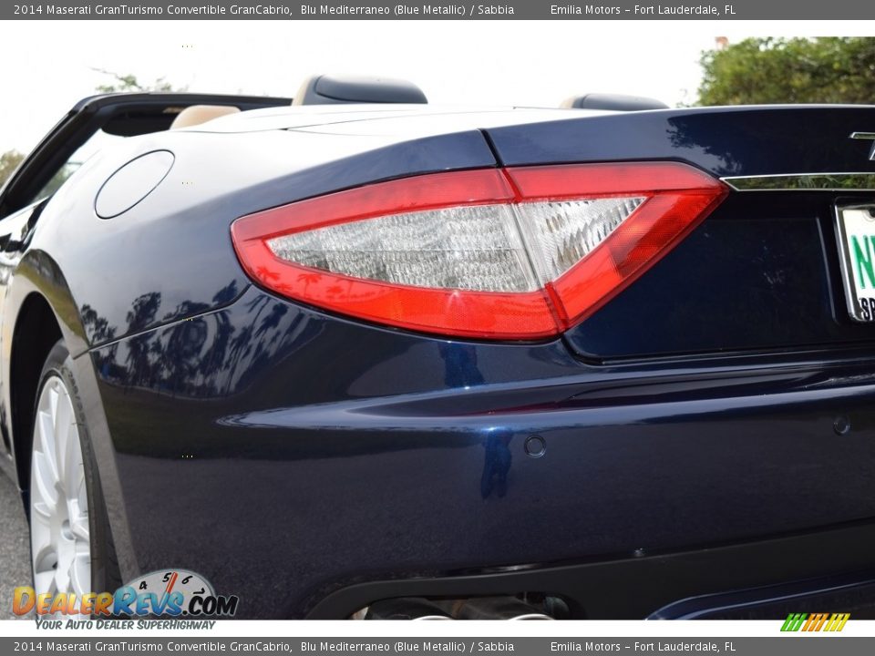 2014 Maserati GranTurismo Convertible GranCabrio Blu Mediterraneo (Blue Metallic) / Sabbia Photo #17