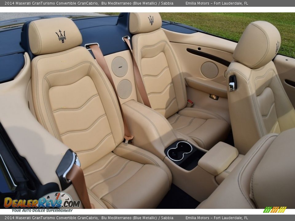 Rear Seat of 2014 Maserati GranTurismo Convertible GranCabrio Photo #37