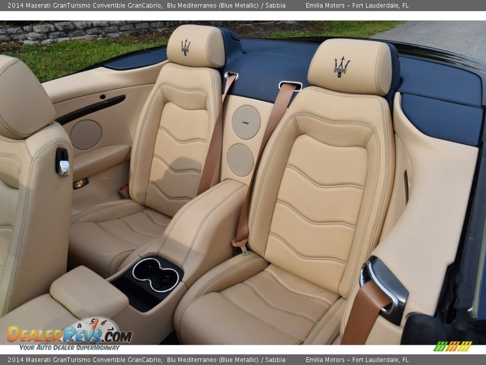 Rear Seat of 2014 Maserati GranTurismo Convertible GranCabrio Photo #39