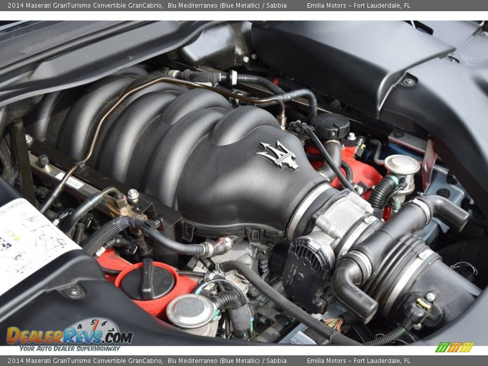 2014 Maserati GranTurismo Convertible GranCabrio 4.7 Liter DOHC 32-Valve VVT V8 Engine Photo #46