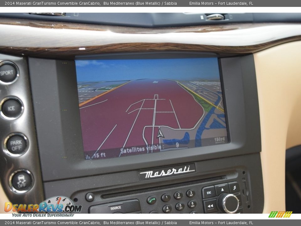 Navigation of 2014 Maserati GranTurismo Convertible GranCabrio Photo #52
