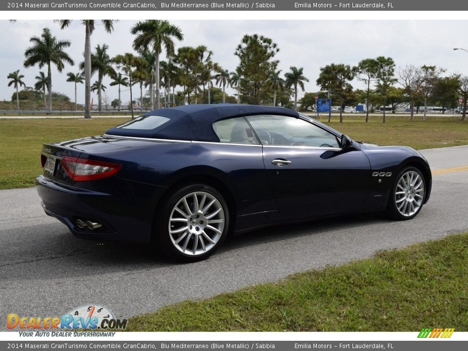 2014 Maserati GranTurismo Convertible GranCabrio Blu Mediterraneo (Blue Metallic) / Sabbia Photo #58