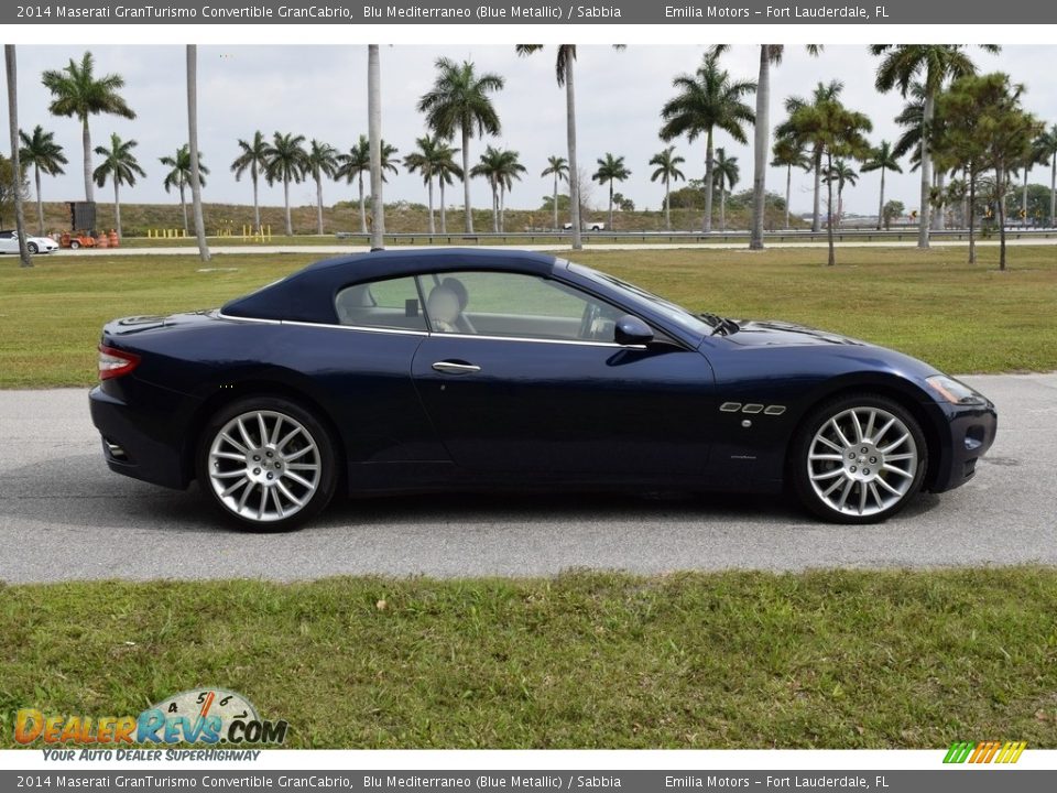2014 Maserati GranTurismo Convertible GranCabrio Blu Mediterraneo (Blue Metallic) / Sabbia Photo #59