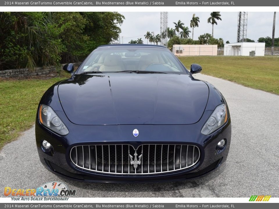 2014 Maserati GranTurismo Convertible GranCabrio Blu Mediterraneo (Blue Metallic) / Sabbia Photo #61