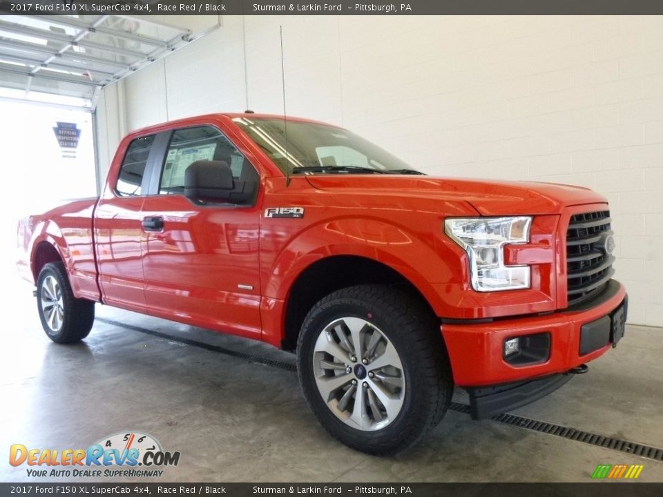 2017 Ford F150 XL SuperCab 4x4 Race Red / Black Photo #1