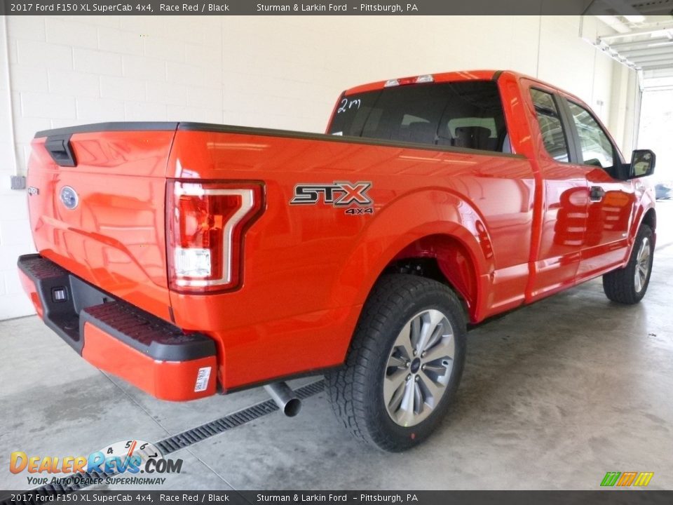 2017 Ford F150 XL SuperCab 4x4 Race Red / Black Photo #2