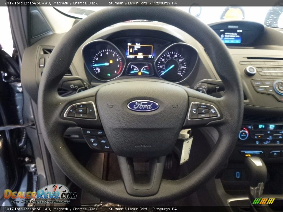 2017 Ford Escape SE 4WD Magnetic / Charcoal Black Photo #13