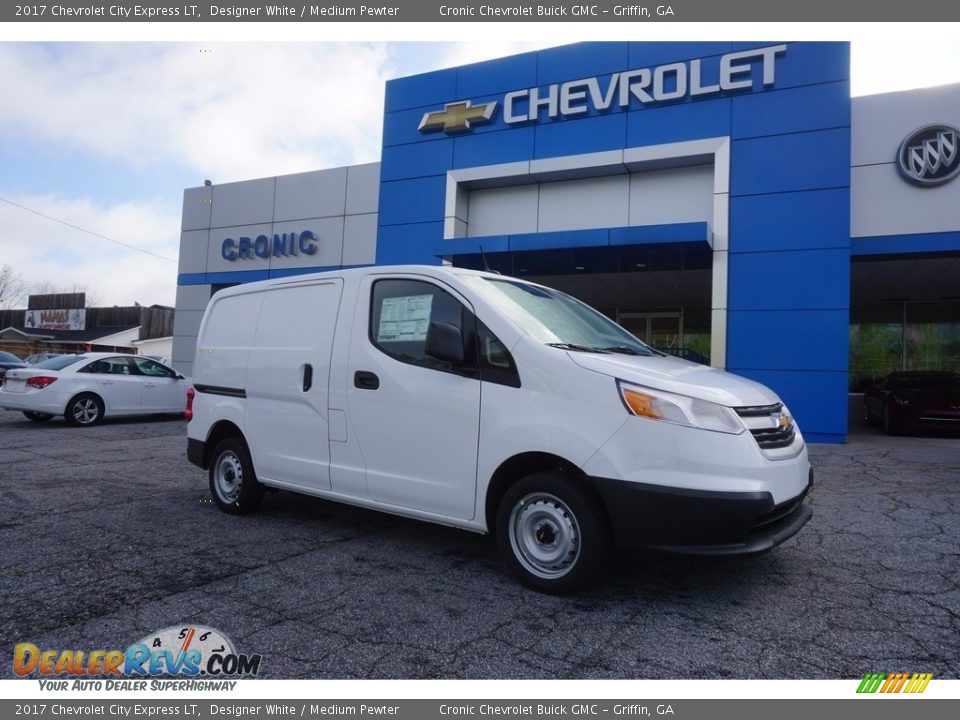 2017 Chevrolet City Express LT Designer White / Medium Pewter Photo #1