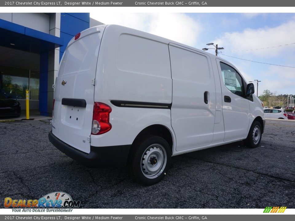 2017 Chevrolet City Express LT Designer White / Medium Pewter Photo #7