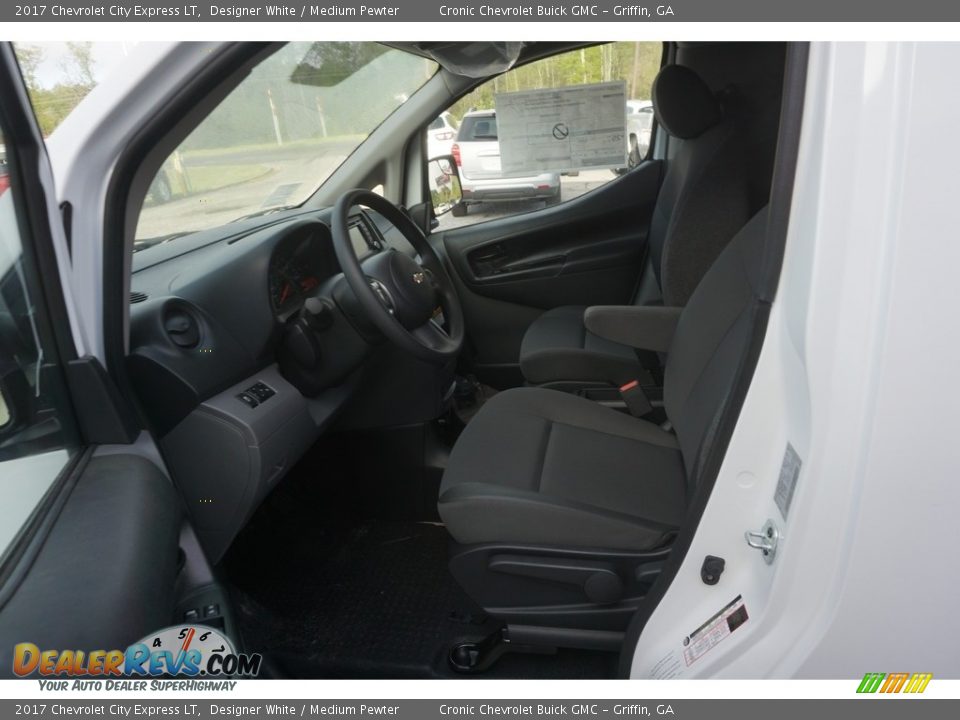 2017 Chevrolet City Express LT Designer White / Medium Pewter Photo #9