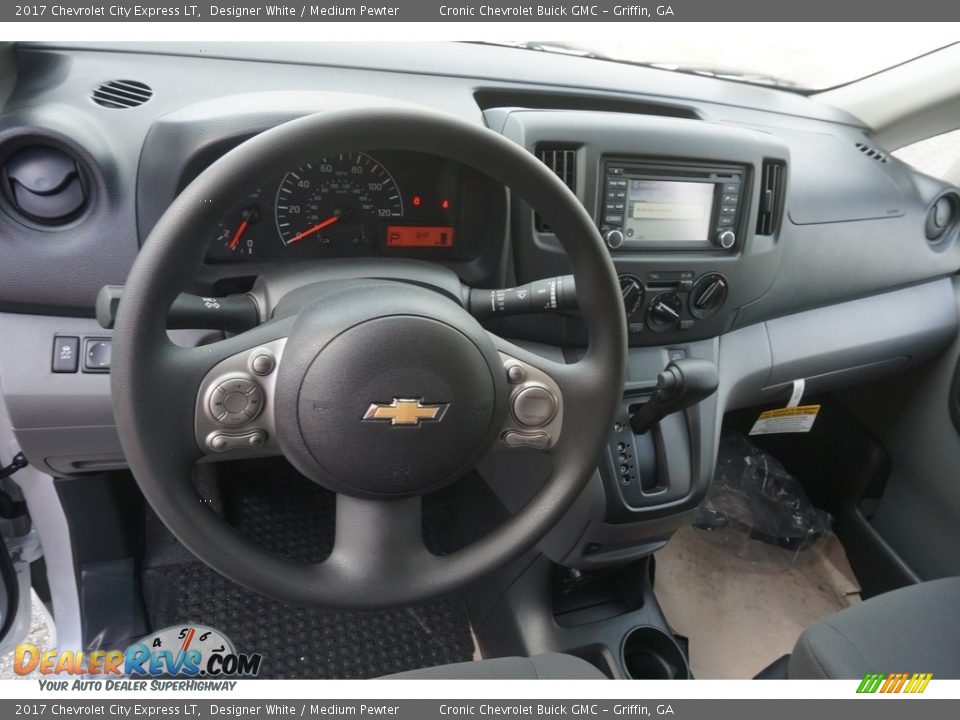 2017 Chevrolet City Express LT Designer White / Medium Pewter Photo #10