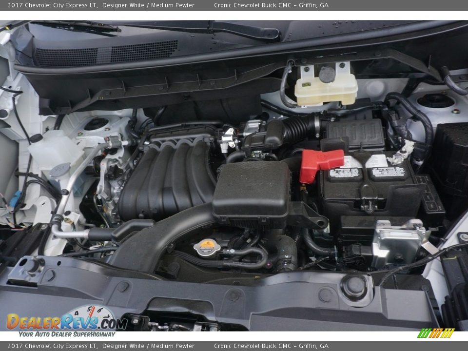 2017 Chevrolet City Express LT Designer White / Medium Pewter Photo #12