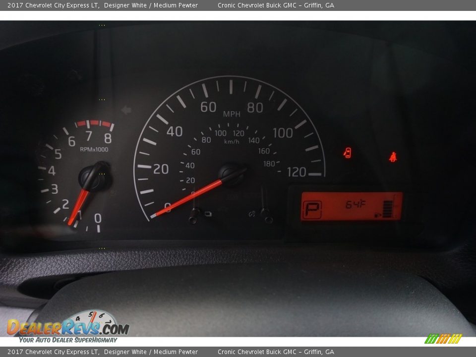 2017 Chevrolet City Express LT Designer White / Medium Pewter Photo #13