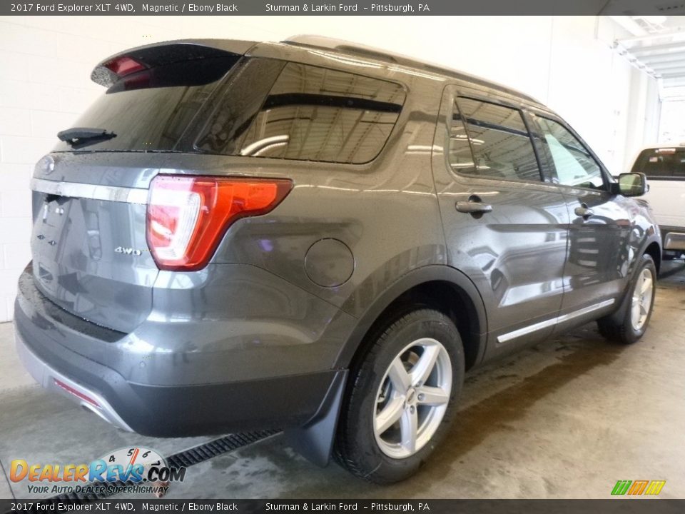 2017 Ford Explorer XLT 4WD Magnetic / Ebony Black Photo #2