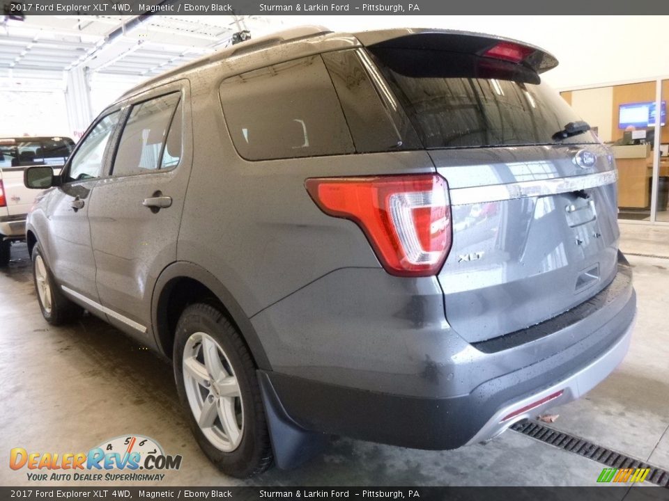 2017 Ford Explorer XLT 4WD Magnetic / Ebony Black Photo #4