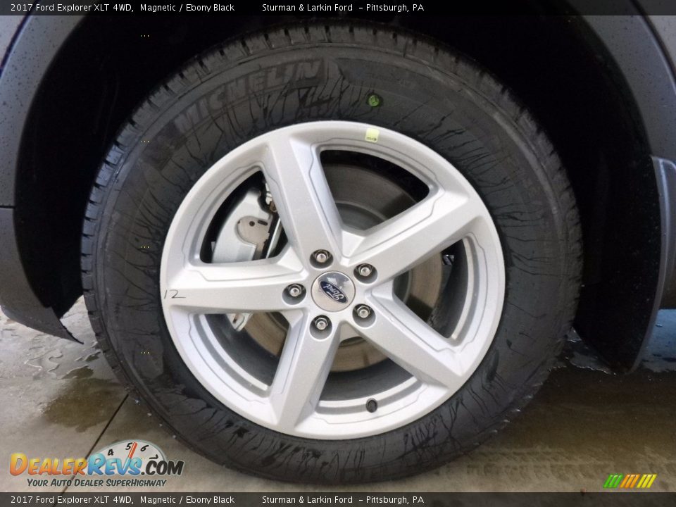 2017 Ford Explorer XLT 4WD Magnetic / Ebony Black Photo #6