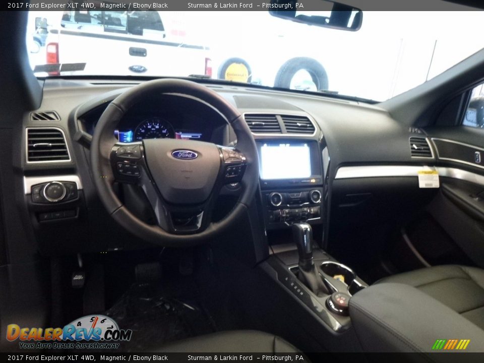 2017 Ford Explorer XLT 4WD Magnetic / Ebony Black Photo #9