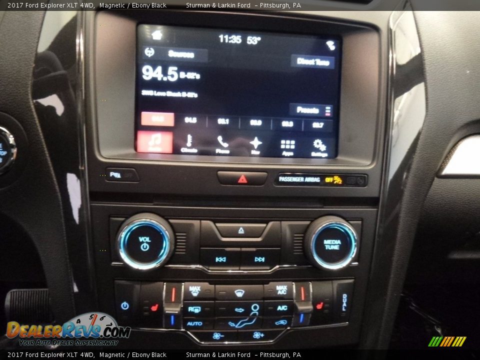 2017 Ford Explorer XLT 4WD Magnetic / Ebony Black Photo #15