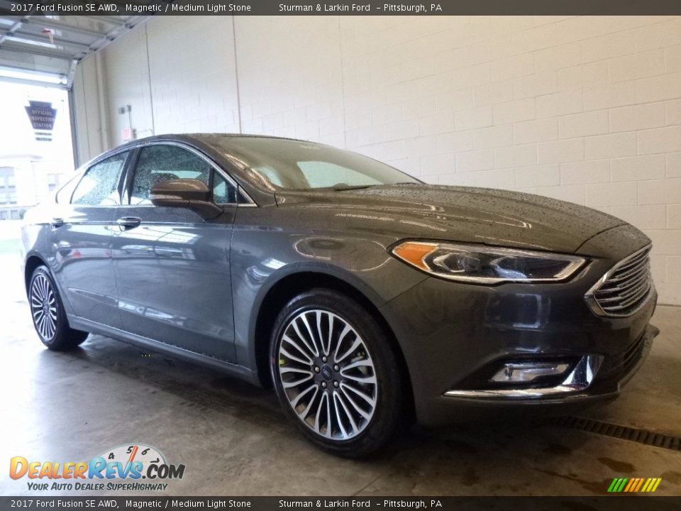 2017 Ford Fusion SE AWD Magnetic / Medium Light Stone Photo #1