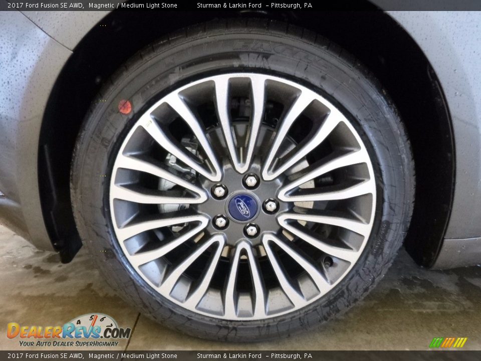 2017 Ford Fusion SE AWD Magnetic / Medium Light Stone Photo #6