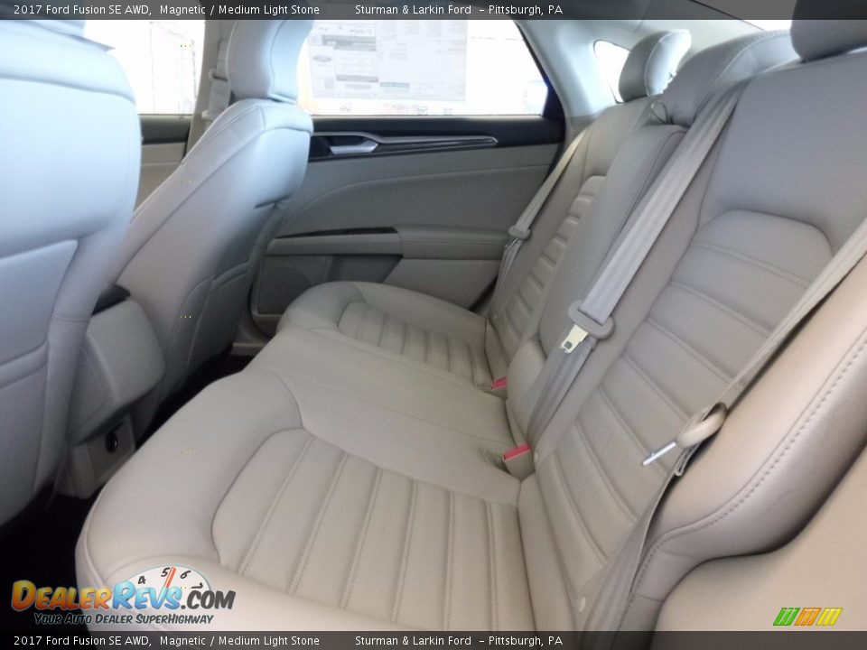 2017 Ford Fusion SE AWD Magnetic / Medium Light Stone Photo #8