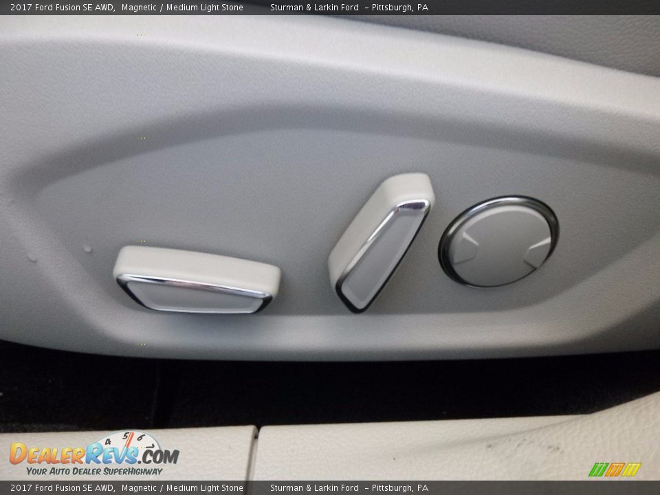 2017 Ford Fusion SE AWD Magnetic / Medium Light Stone Photo #12