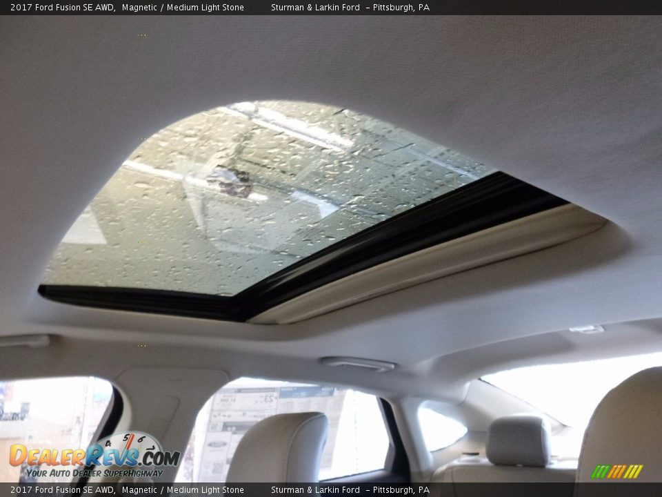 2017 Ford Fusion SE AWD Magnetic / Medium Light Stone Photo #13