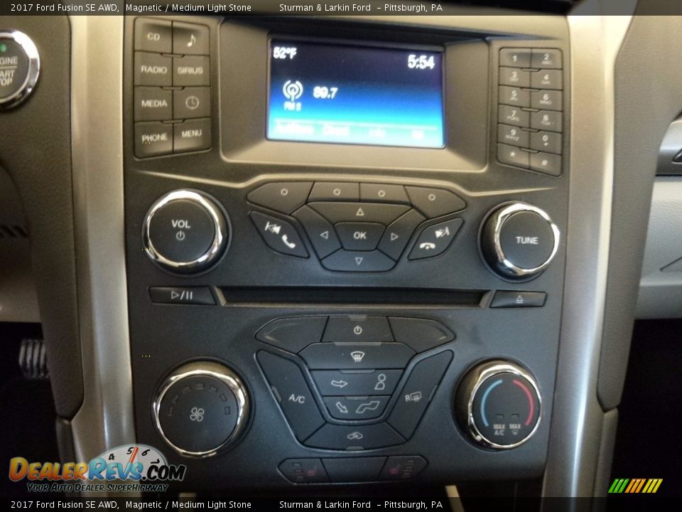2017 Ford Fusion SE AWD Magnetic / Medium Light Stone Photo #15