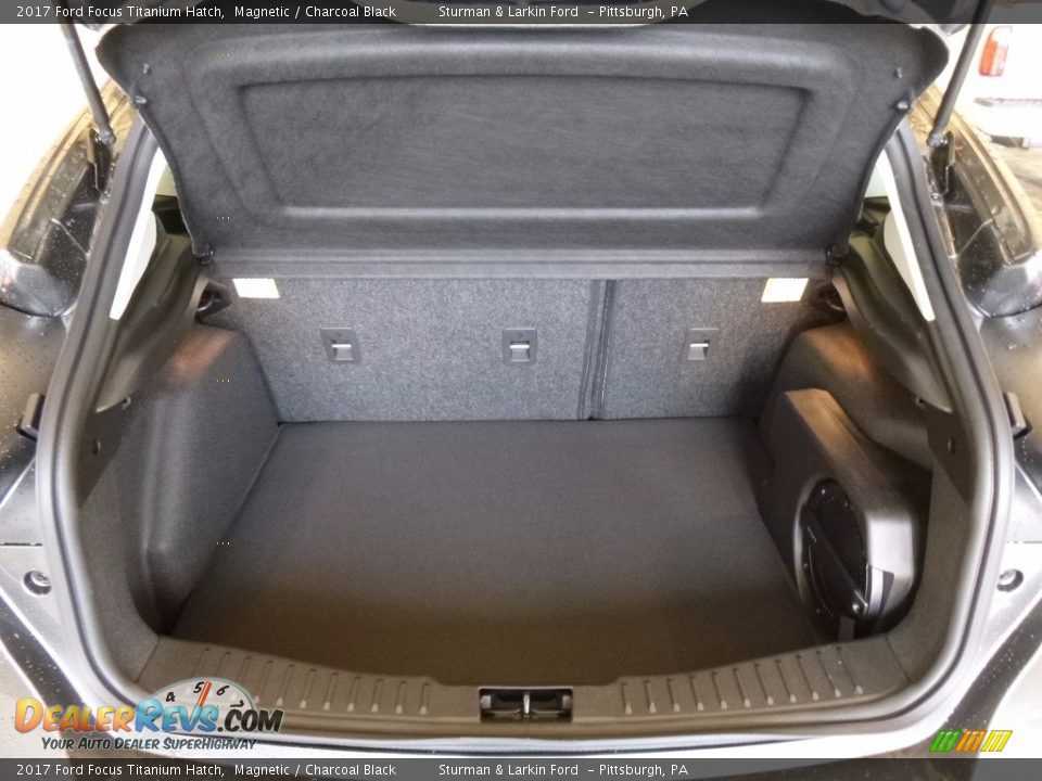 2017 Ford Focus Titanium Hatch Magnetic / Charcoal Black Photo #3