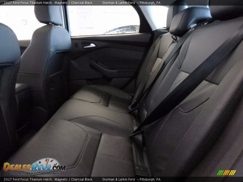 2017 Ford Focus Titanium Hatch Magnetic / Charcoal Black Photo #8