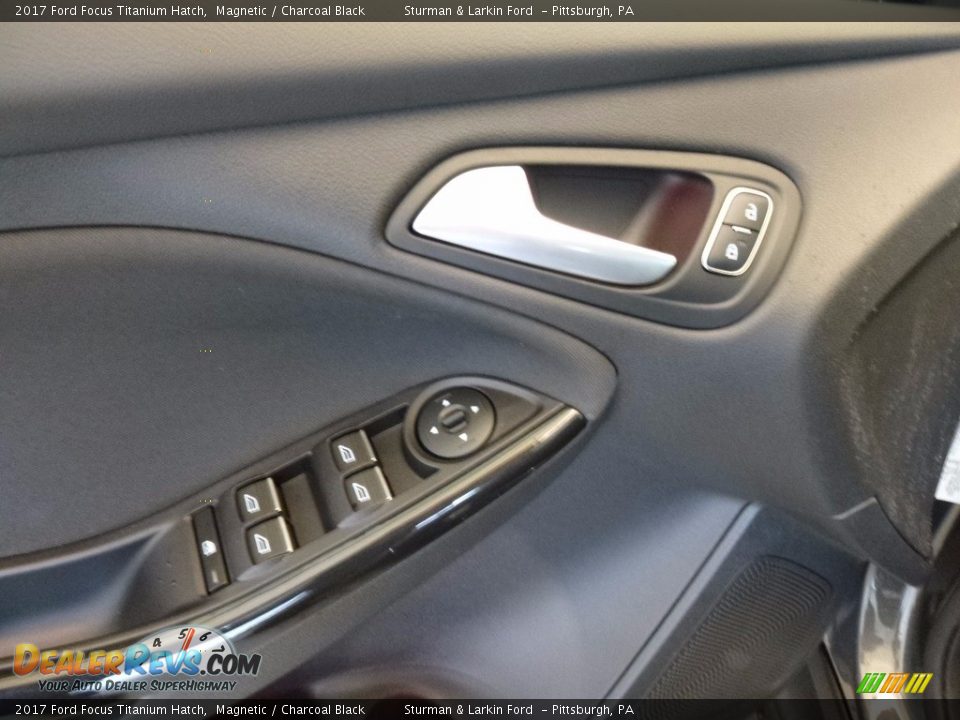 2017 Ford Focus Titanium Hatch Magnetic / Charcoal Black Photo #10