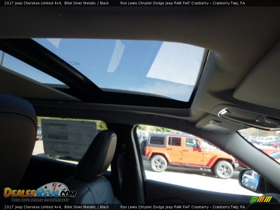 2017 Jeep Cherokee Limited 4x4 Billet Silver Metallic / Black Photo #12