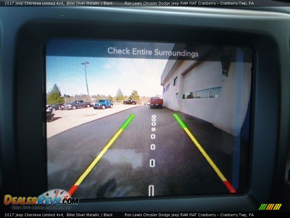 2017 Jeep Cherokee Limited 4x4 Billet Silver Metallic / Black Photo #19