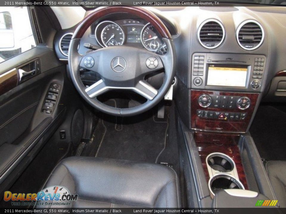 2011 Mercedes-Benz GL 550 4Matic Iridium Silver Metallic / Black Photo #14