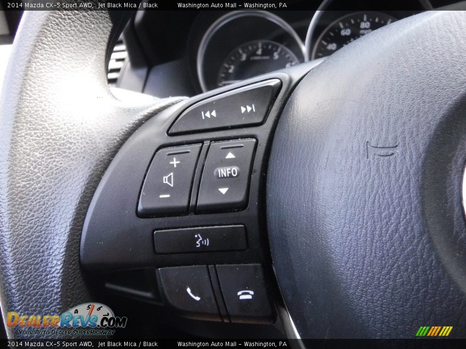 2014 Mazda CX-5 Sport AWD Jet Black Mica / Black Photo #20