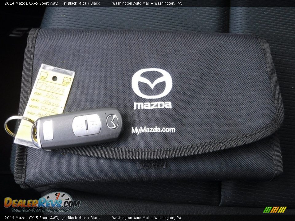 2014 Mazda CX-5 Sport AWD Jet Black Mica / Black Photo #23