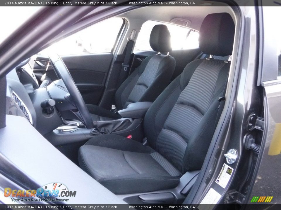 2014 Mazda MAZDA3 i Touring 5 Door Meteor Gray Mica / Black Photo #12