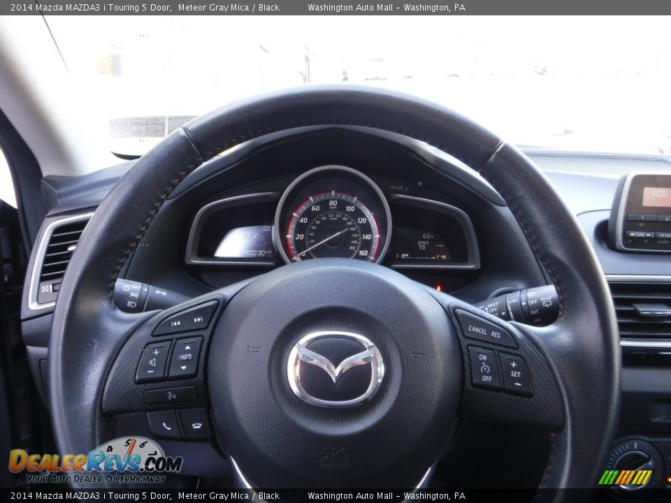 2014 Mazda MAZDA3 i Touring 5 Door Meteor Gray Mica / Black Photo #17