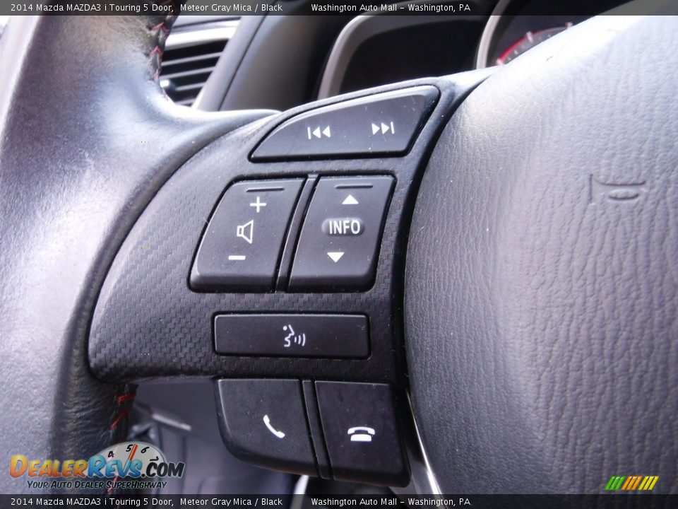 2014 Mazda MAZDA3 i Touring 5 Door Meteor Gray Mica / Black Photo #18