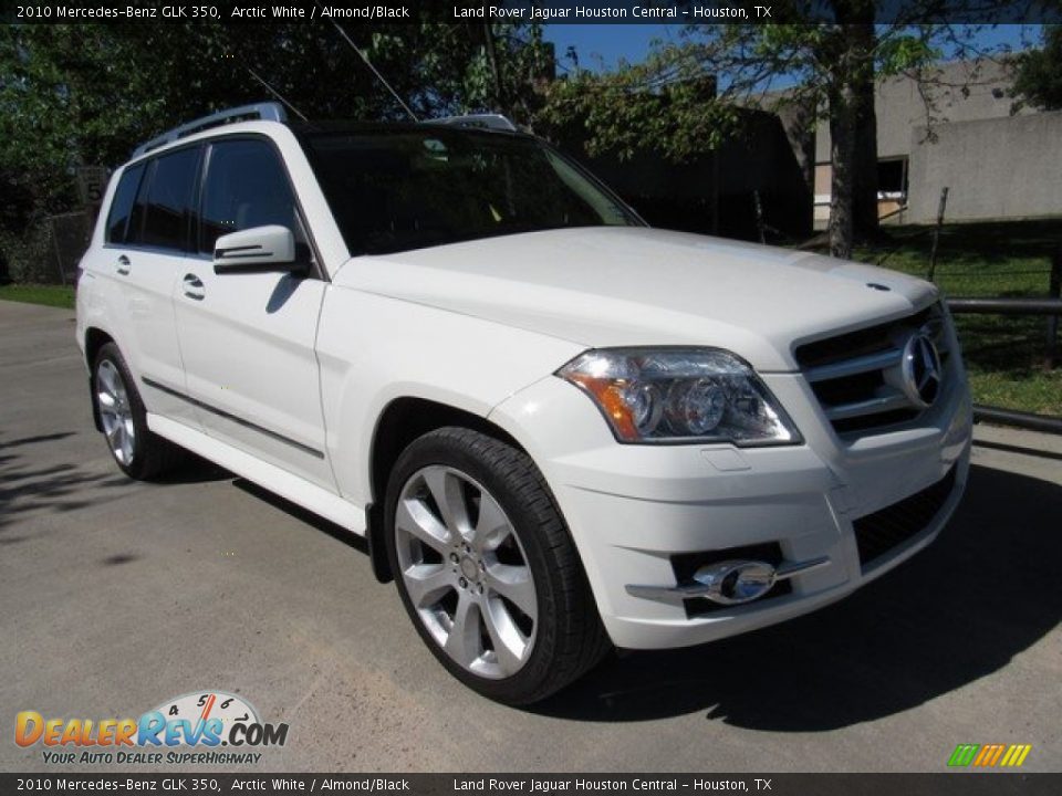 2010 Mercedes-Benz GLK 350 Arctic White / Almond/Black Photo #2