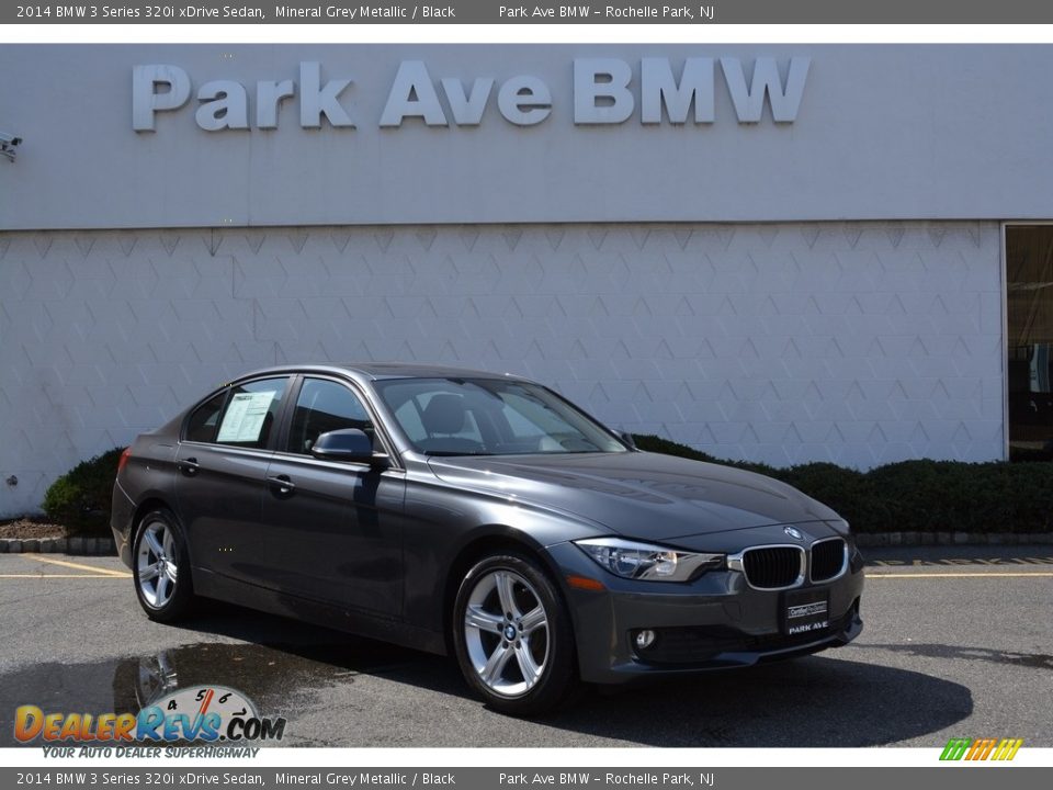 2014 BMW 3 Series 320i xDrive Sedan Mineral Grey Metallic / Black Photo #1