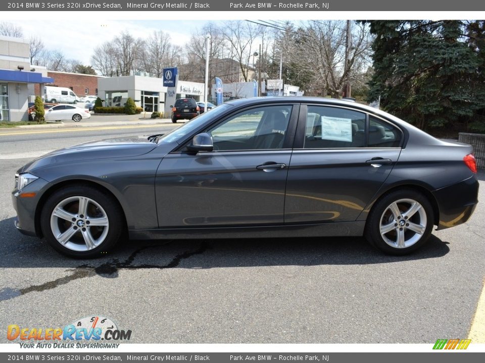 2014 BMW 3 Series 320i xDrive Sedan Mineral Grey Metallic / Black Photo #5