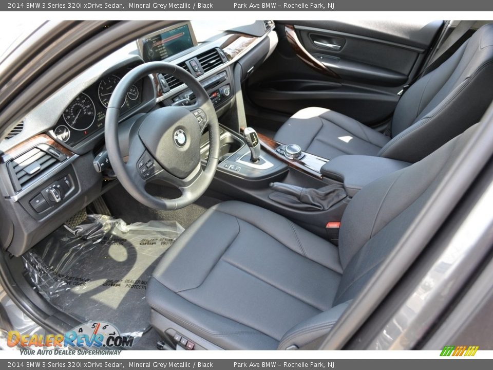 2014 BMW 3 Series 320i xDrive Sedan Mineral Grey Metallic / Black Photo #10