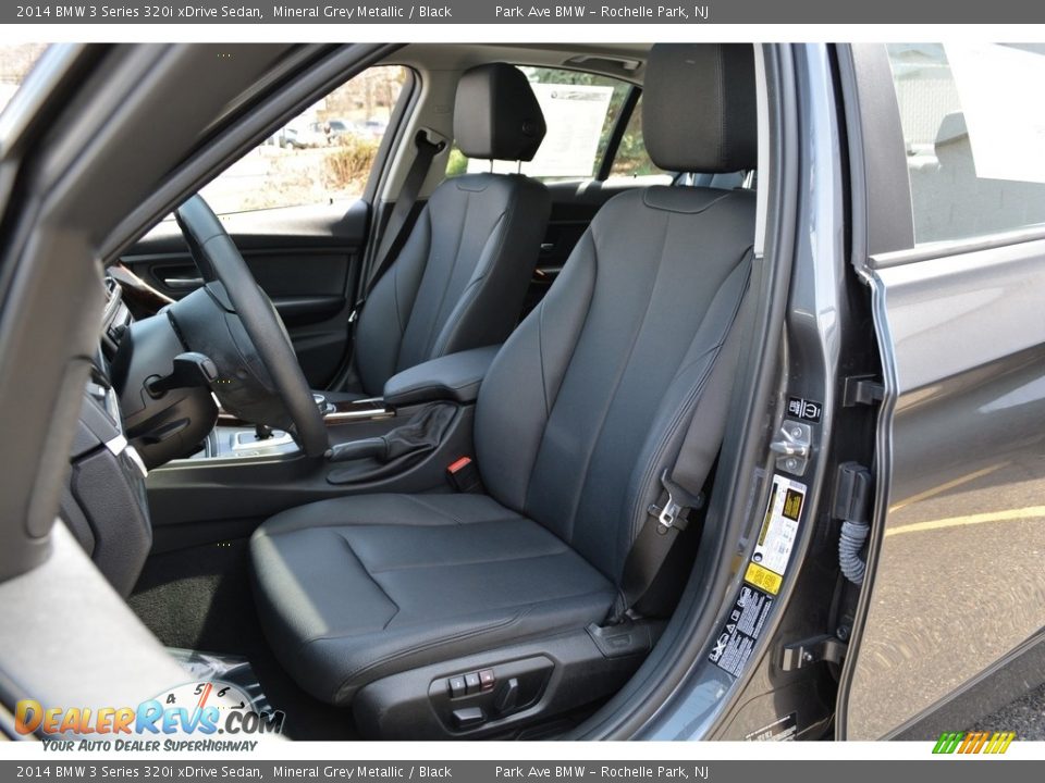 2014 BMW 3 Series 320i xDrive Sedan Mineral Grey Metallic / Black Photo #13