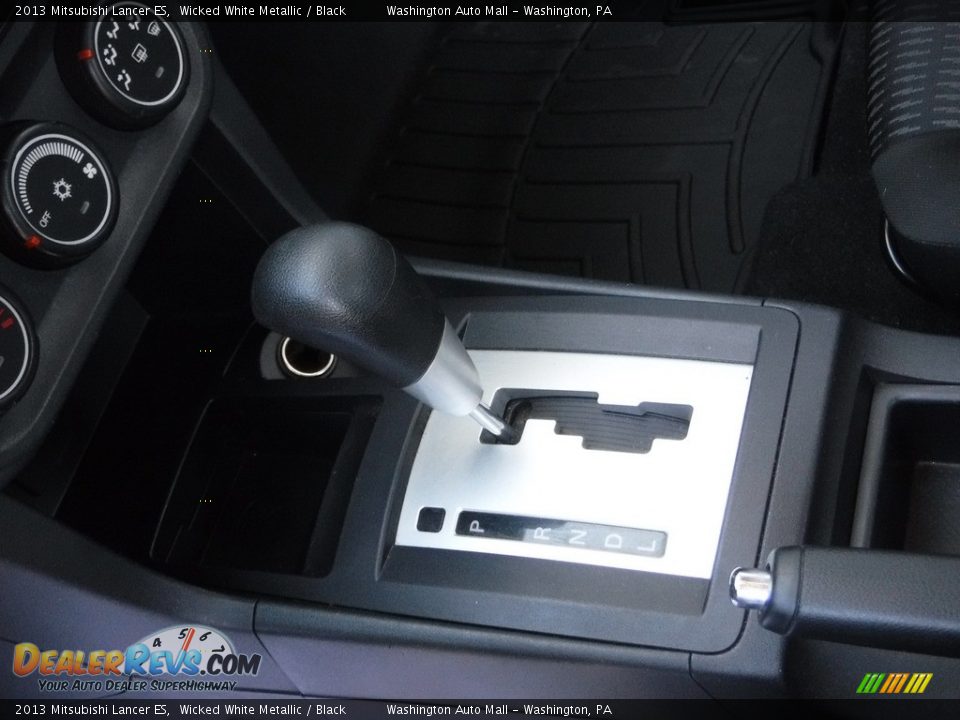 2013 Mitsubishi Lancer ES Wicked White Metallic / Black Photo #15