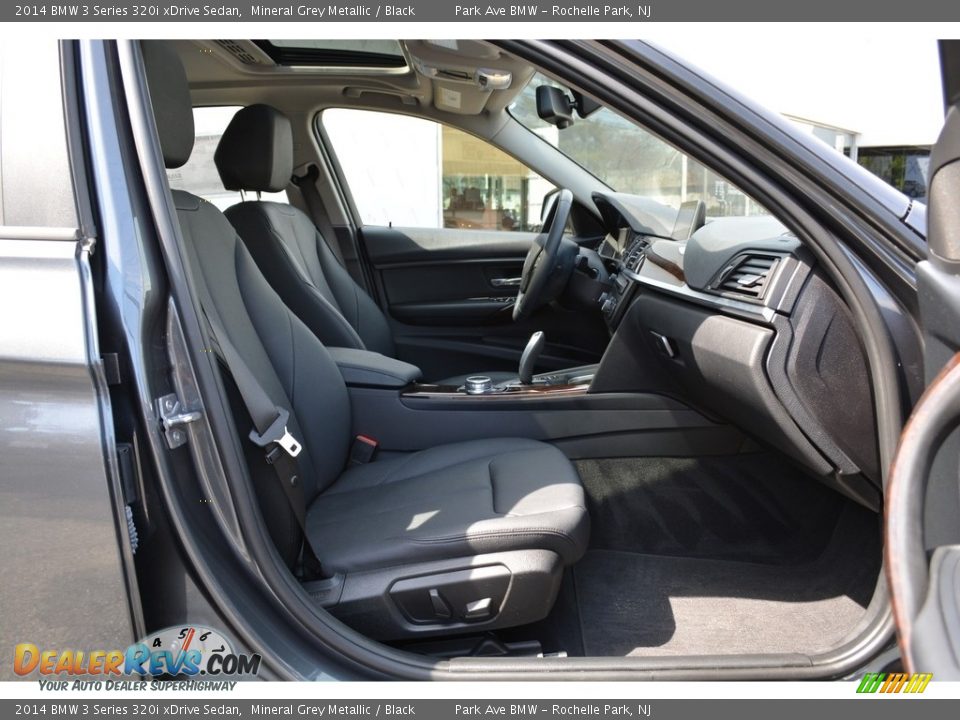 2014 BMW 3 Series 320i xDrive Sedan Mineral Grey Metallic / Black Photo #28