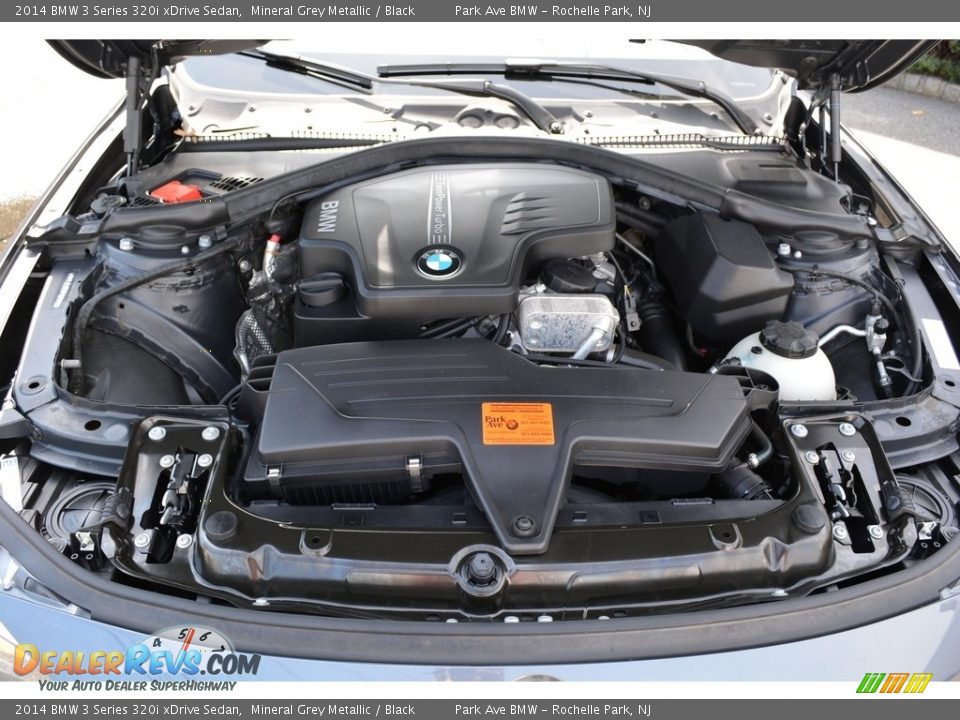 2014 BMW 3 Series 320i xDrive Sedan Mineral Grey Metallic / Black Photo #30