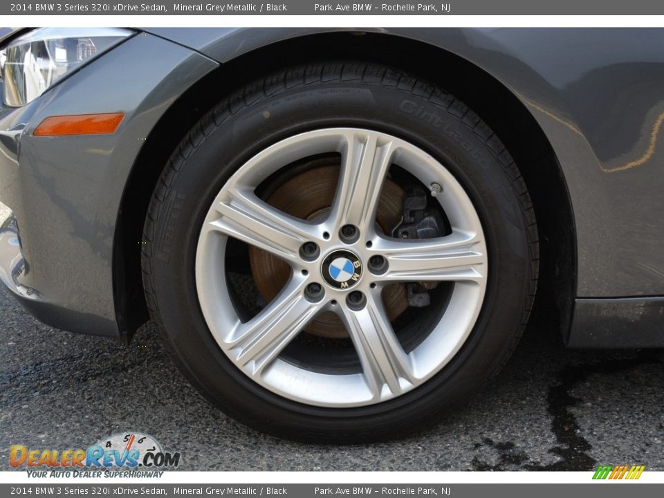 2014 BMW 3 Series 320i xDrive Sedan Mineral Grey Metallic / Black Photo #32